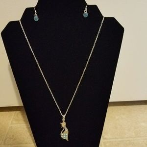 Cat Necklace & Earring Set